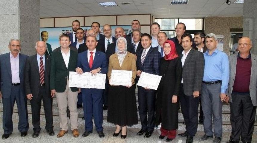 Ak Parti Denizli Milletvekilleri Mazbatalarını Aldı