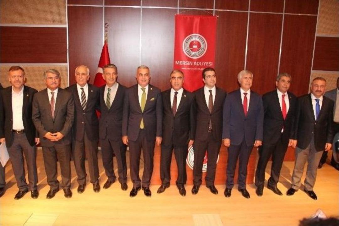 Mersin&rsquo;de Vekiller Mazbatalarını Birlikte Aldı