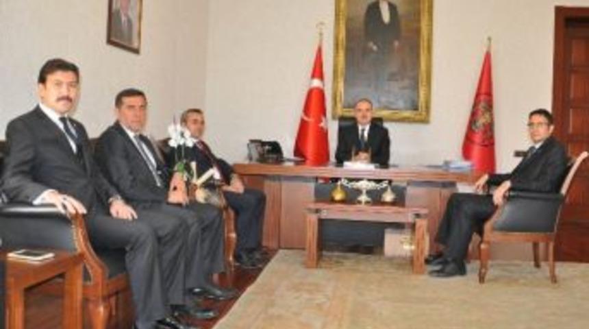 T&uuml;rk Sağlık-sen&rsquo;den Vali Erol&rsquo;a Ziyaret