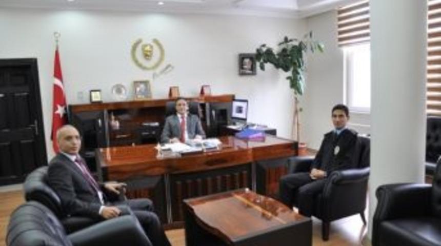 Emniyet Müdürü Kaya, Mutki Kaymakamını Ziyaret Etti