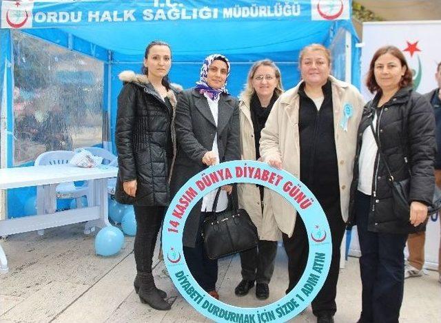 Ordu’da Diyabete Karşı Farkındalık Yürüyüşü