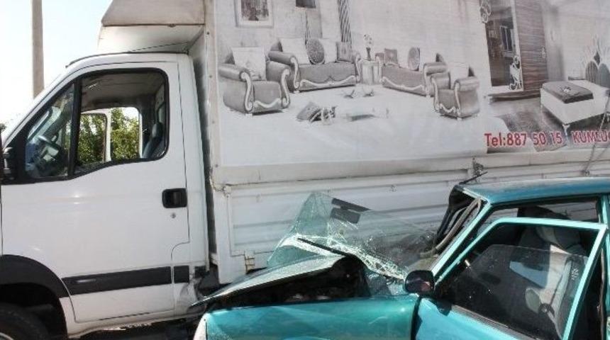 Kumluca&rsquo;da Kaza: 2 Yaralı