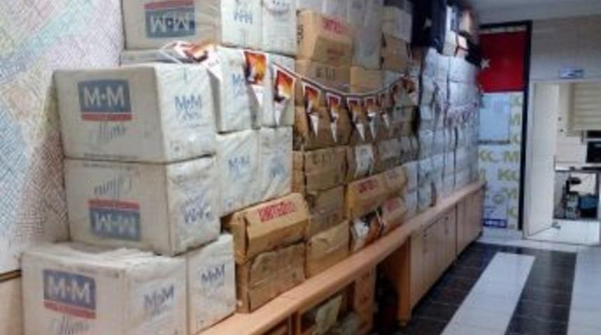 Mardin’de 328 Bin Paket Kaçak Sigara Ele Geçirildi