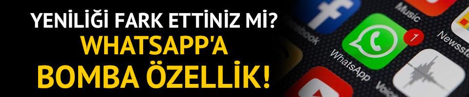 WhatsApp'a bomba Ã¶zellik! Merakla bekleniyordu!