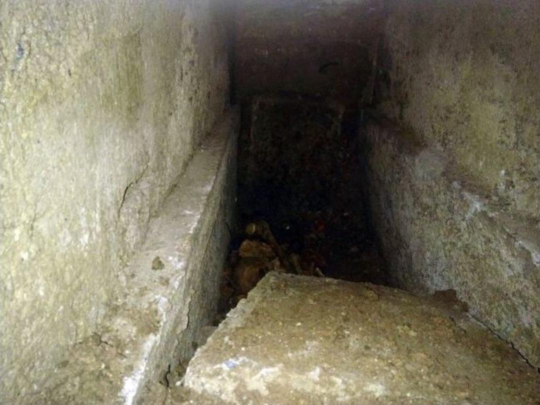 Diş &Ccedil;almak İ&ccedil;in Girdiği Mezarda Mahsur Kaldı