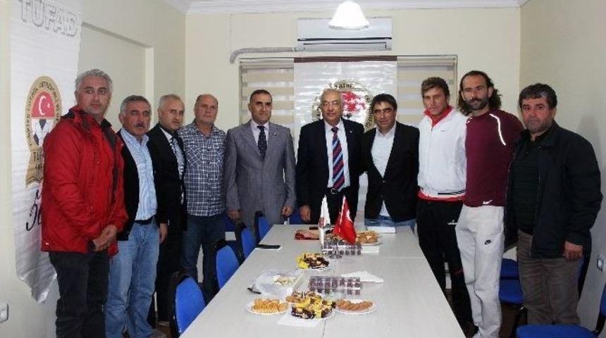 Muğlaspor Teknik Heyetinden T&uuml;fad&rsquo;a Ziyaret