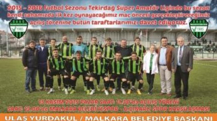 Malkara Belediyespor, Yenilenen 14 Kasım Stadında İlk Ma&ccedil;ına &Ccedil;ıkacak
