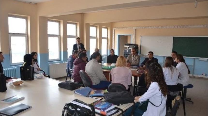 Bulanık İl&ccedil;e Milli Eğitim M&uuml;d&uuml;r&uuml; Deniz Edip&rsquo;in Okul Ziyaretleri Devam Ediyor