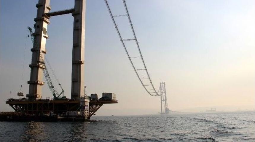 K&ouml;rfez Ge&ccedil;iş K&ouml;pr&uuml;s&uuml;n&uuml;n Tabliyeleri Aralıkta Yerleştirilecek