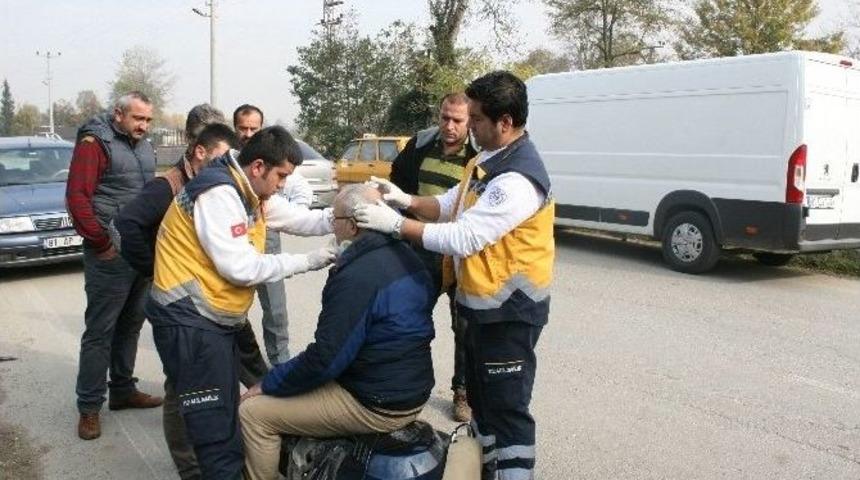 Motosiklet S&uuml;r&uuml;c&uuml;s&uuml; Yaralandı
