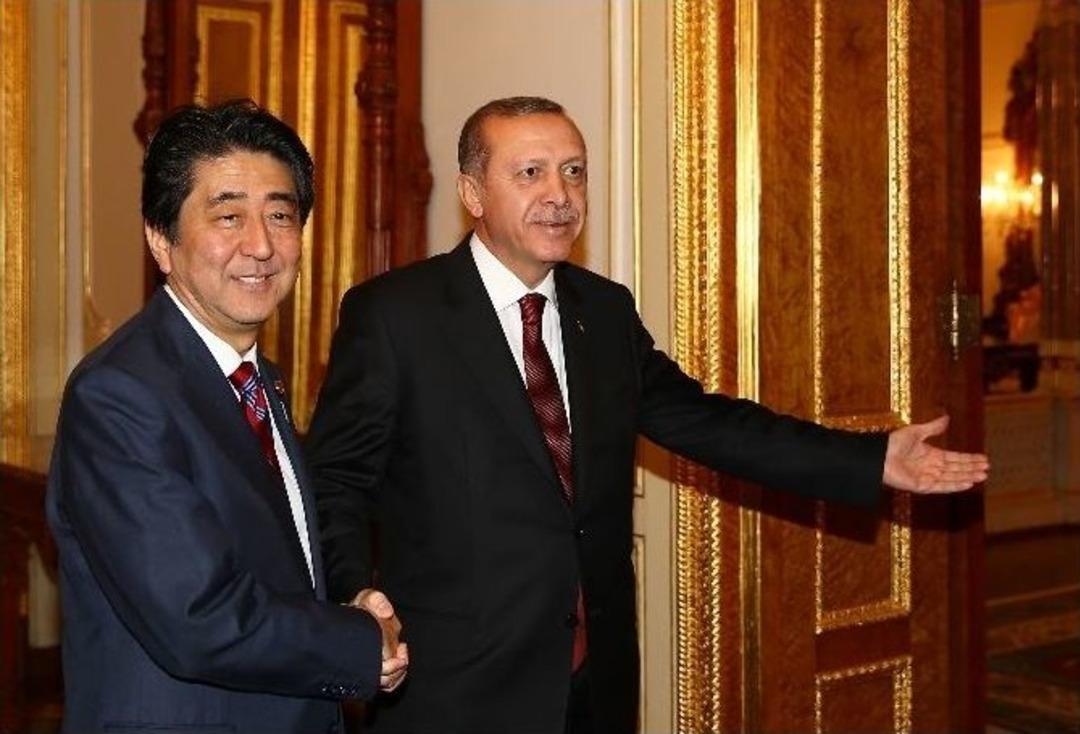 Cumhurbaşkanı Erdoğan, Japonya Başbakanı Abe&rsquo;yi Kabul Etti