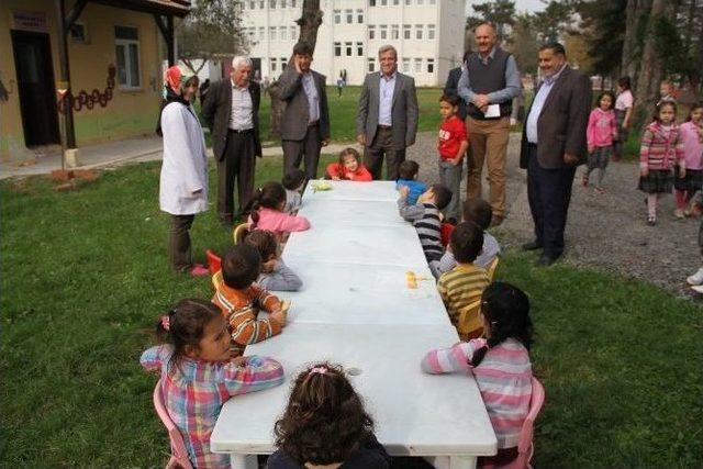 Başkan Akcan’dan Kabakulak İlköğretime Ziyaret