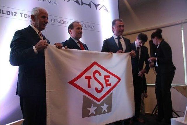 Ng Kütahya Seramik’e ’tse Çift Yıldız’ Belgesi