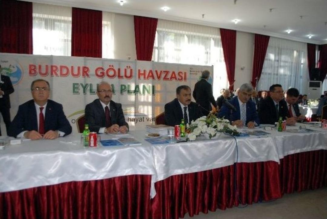 Burdur G&ouml;l&uuml; İ&ccedil;in İmzalar Atıldı