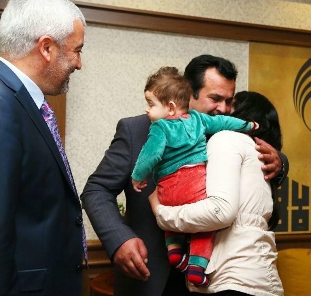 Başkan, Dargın Aileyi Barıştırdı