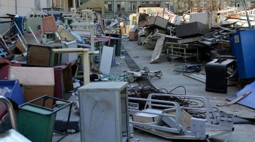 Hastanedeki 20 Yıllık Hurdalık, Spor Alanına D&ouml;n&uuml;şt&uuml;r&uuml;ld&uuml;