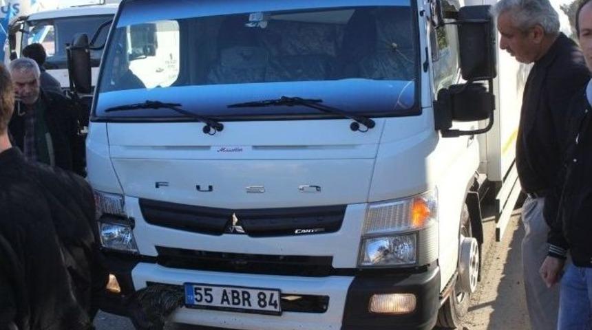 &Ccedil;arşamba&rsquo;da Trafik Kazası: 1 Yaralı