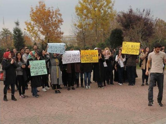 Sakarya Üniversitesi Fef Öğrencilerinden Formasyon Eylemi