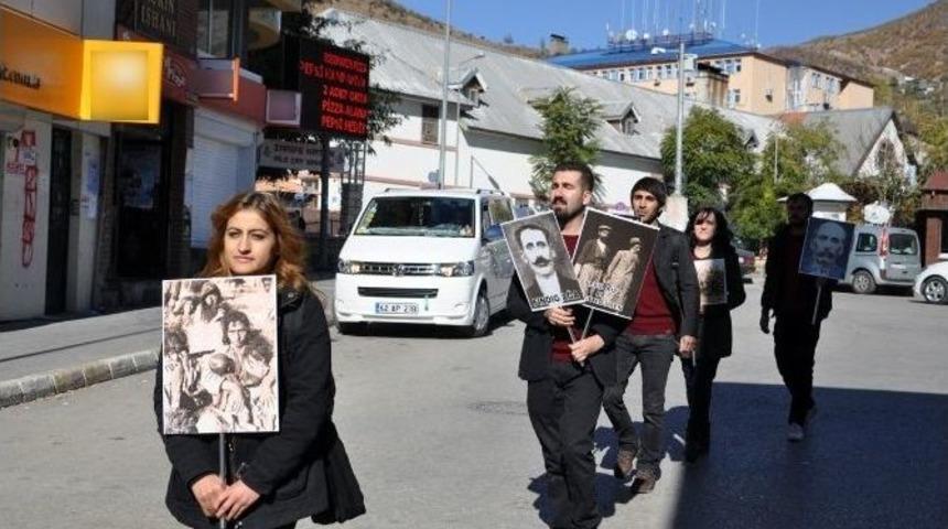 Seyit Rıza Ve Arkadaşları İ&ccedil;in Tunceli&rsquo;den Elazığ&rsquo;a Y&uuml;r&uuml;yorlar