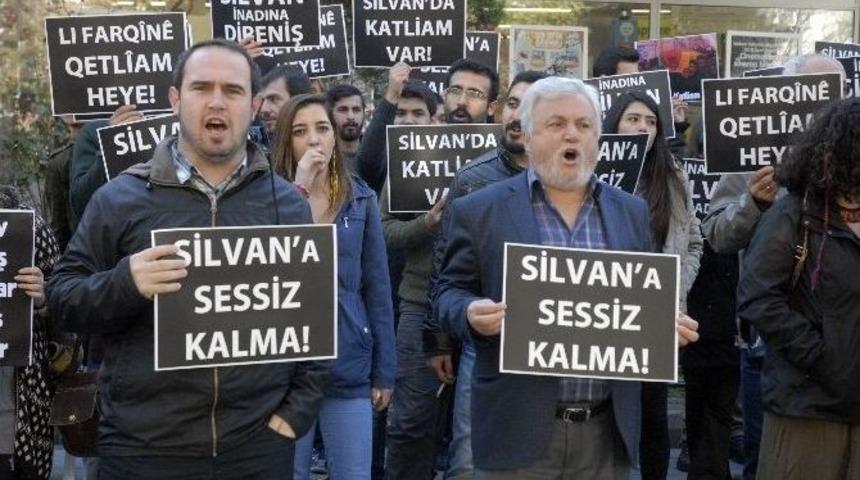 Eskişehir&rsquo;de &lsquo;silvan&rsquo; Protestosu
