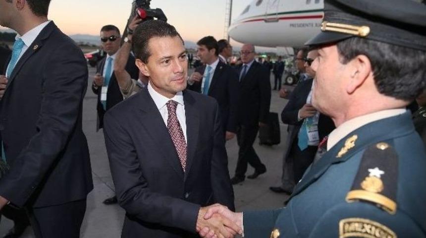 Meksika Cumhurbaşkanı Enrıque Pena Nieto G20 İ&ccedil;in Antalya&rsquo;da