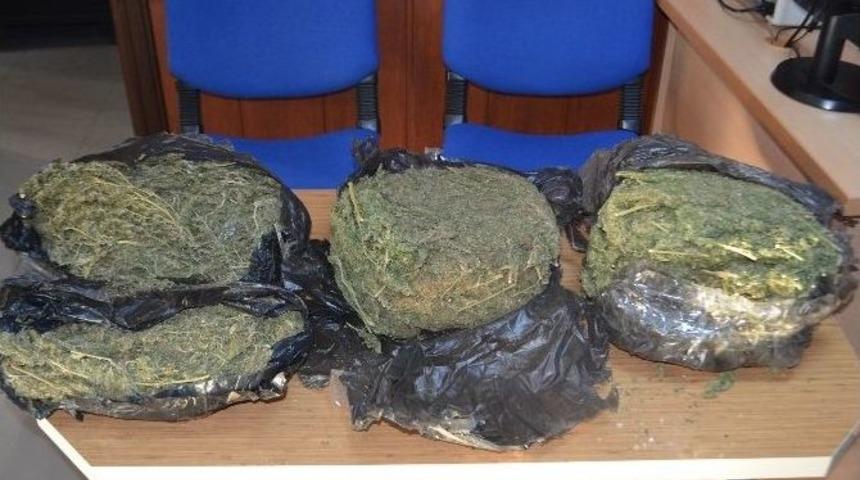 Bafra&rsquo;da 7 Kilo Kubar Esrar Ele Ge&ccedil;irildi