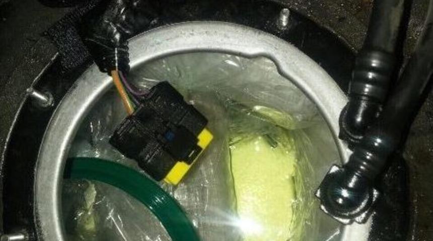 Yakıt Deposunda Uyuşturucu Ele Geçirildi