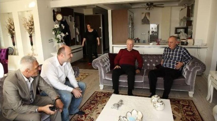 Başkan Erg&uuml;n&rsquo;den Ge&ccedil;miş Olsun Ziyareti