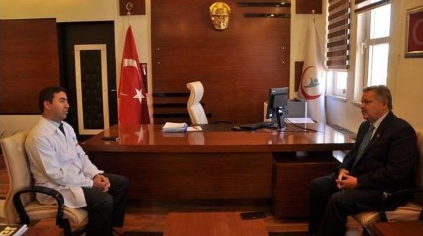 Vali Kahraman Hastane Ziyaretinde Bulundu