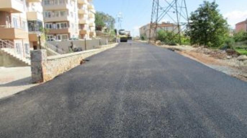 Kuru&ccedil;eşme&rsquo;de Sokaklar Asfaltlandı