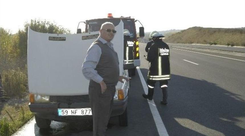 Yanan Lpg&rsquo;li Aracı Tır Şof&ouml;r&uuml; S&ouml;nd&uuml;rd&uuml;