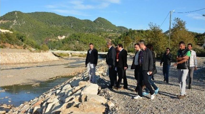 Dsi B&ouml;lge M&uuml;d&uuml;r&uuml; &Ouml;zg&uuml;r, Alara &Ccedil;ayını İnceledi