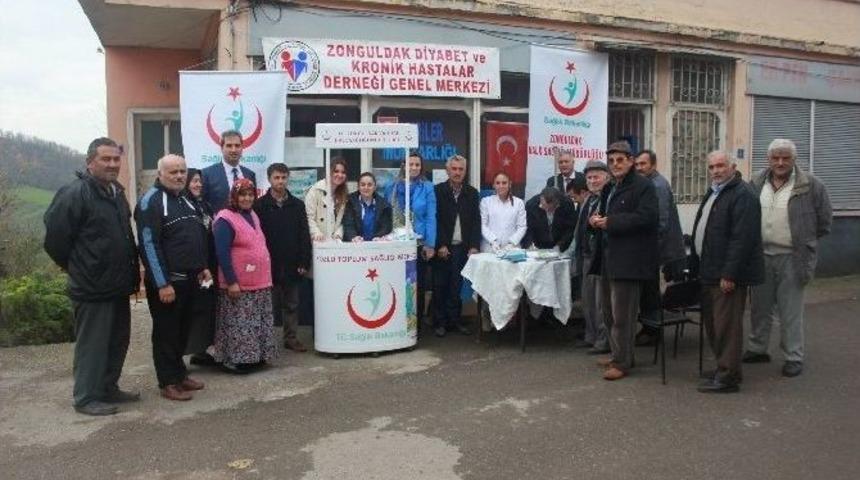 Diyabet G&uuml;n&uuml; Nedeniyle Vatandaşlara Şeker Taraması Yapıldı