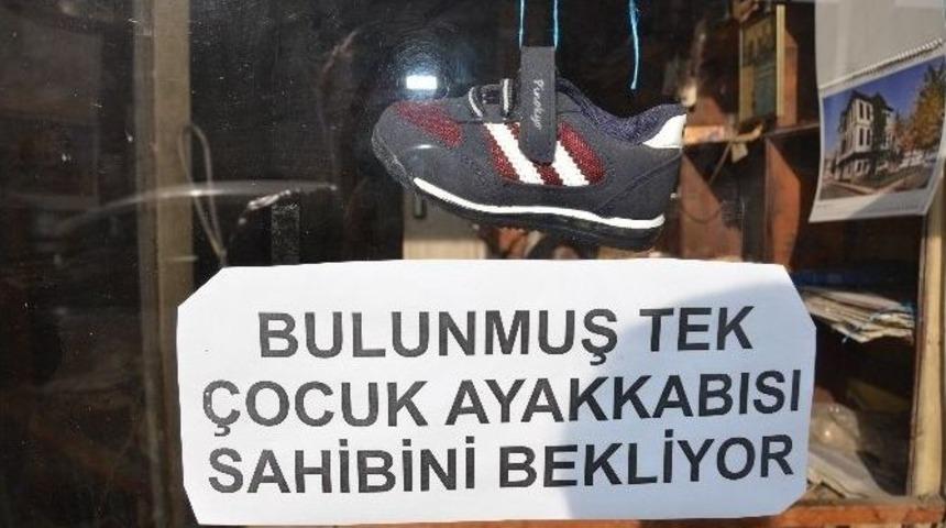 Emekli Kunduracıdan Patiğini Kaybeden &Ccedil;ocuğa &Ccedil;ağrı