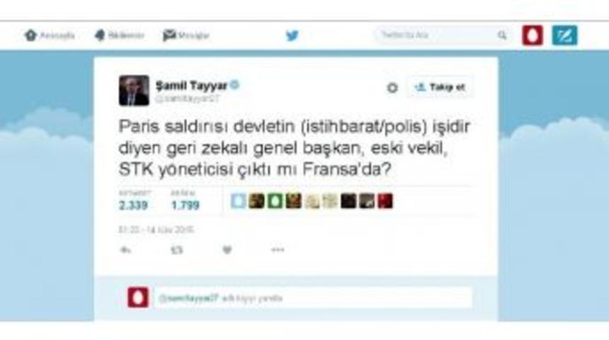 Ak Parti Milletvekili Şamil Tayyar&rsquo;ın İlgin&ccedil; Twit&rsquo;i Takip&ccedil;ilerini İkiye B&ouml;ld&uuml;