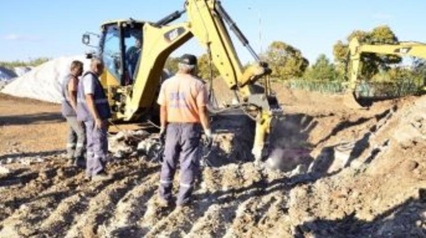 Diski&rsquo;den Yeni Kanalizasyon Hattı