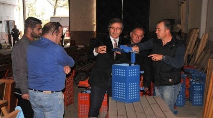 Başkan Mirza Belediye Şantiyesini İnceledi