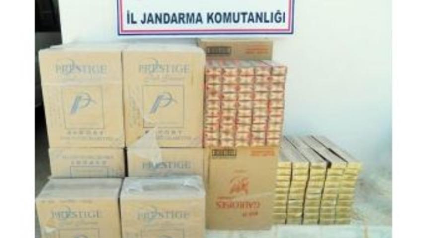 Sınırda 11 Bin Paket Ka&ccedil;ak Sigara Ele Ge&ccedil;irildi