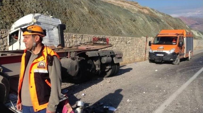 Ağrı&rsquo;da Trafik Kazası: 1 Yaralı