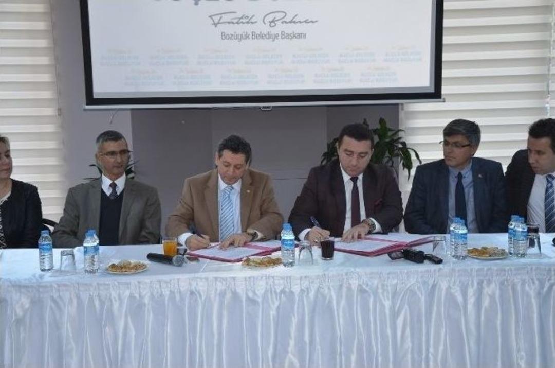 Boz&uuml;y&uuml;k Belediyesi&rsquo;nde Sosyal Denge S&ouml;zleşmesi İmzalandı