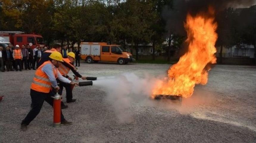 Kartepe Belediyesi&rsquo;nde Yangın Tatbikatı