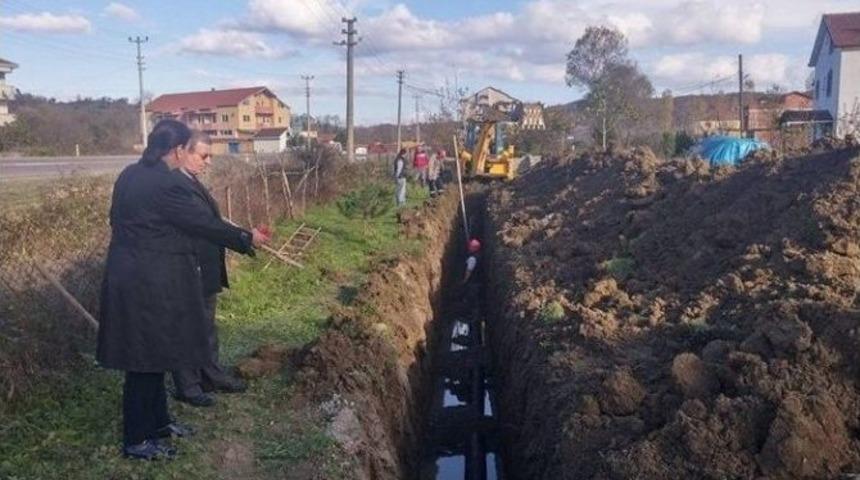 Saltukova&rsquo;da Alt Yapı &Ccedil;alışmaları Hızla Devam Ediyor