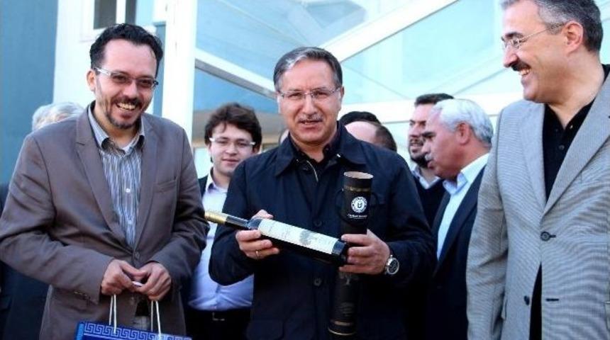 Ad&uuml;, Prof. Dr. Mustafa Karataş&rsquo;ı Ağırladı