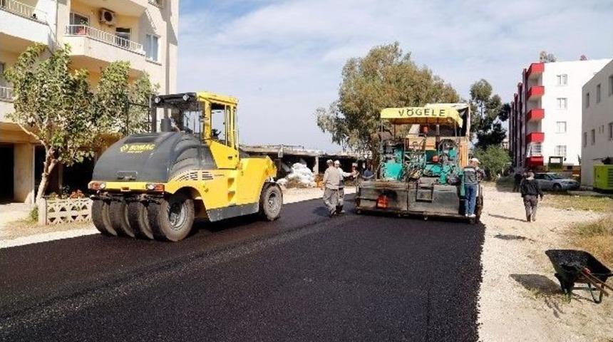 Erdemli Belediyesi&rsquo;nin Asfalt &Ccedil;alışmaları S&uuml;r&uuml;yor