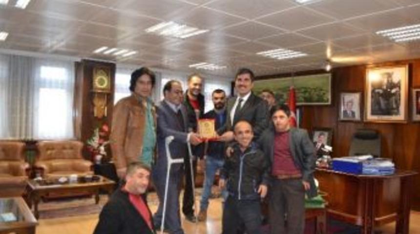 Muş Sevgi Engelliler Derneği&rsquo;nden Başkan Asya&rsquo;ya Ziyaret