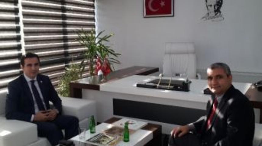 Kozlu Kaymakamı Karakaya, Bik M&uuml;d&uuml;r&uuml; Akoğlu&rsquo;nu Ziyaret Etti