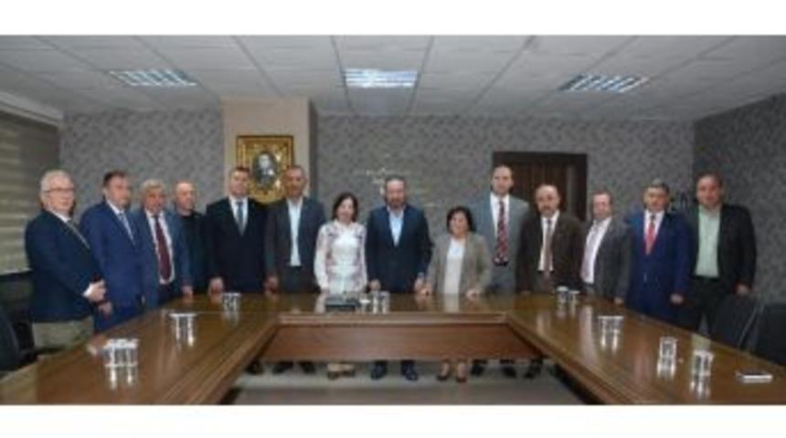 Muhtarlardan Başkan Doğan&rsquo;a Teşekk&uuml;r Ziyareti