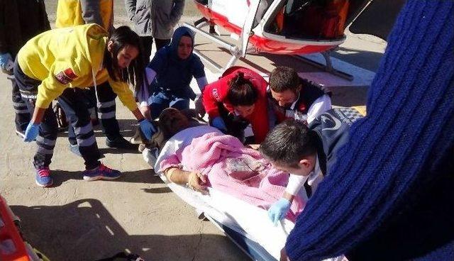 Yozgat Şeker Fabrikasında Yaralanan İşçiler Hava Ambulansı İle Ankara Ve Konya’ya Sevk Edildi