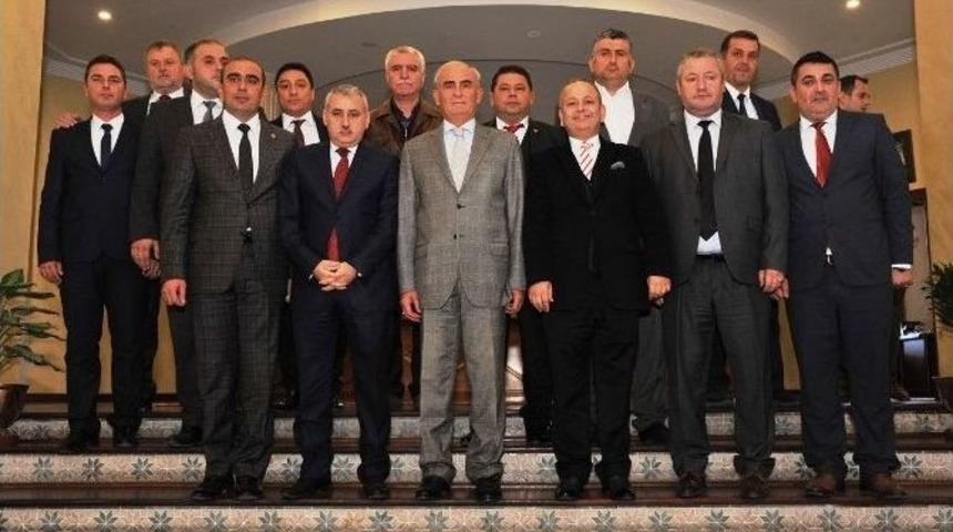 Samkon Ve Sadef&rsquo;ten Başkan Yılmaz&rsquo;a Ziyaret