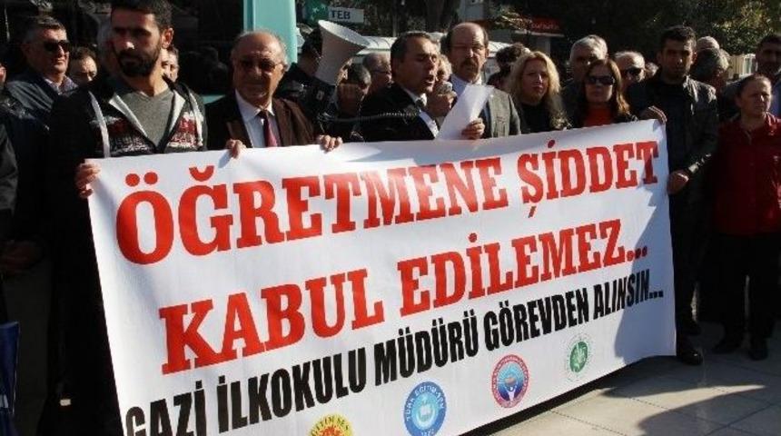 Sendikalardan, &lsquo;m&uuml;d&uuml;rden &Ouml;ğretmene Dayak&rsquo; İddiasına Ortak Tepki
